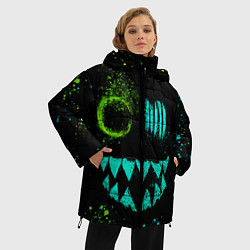Куртка зимняя женская Монстр, цвет: 3D-черный — фото 2