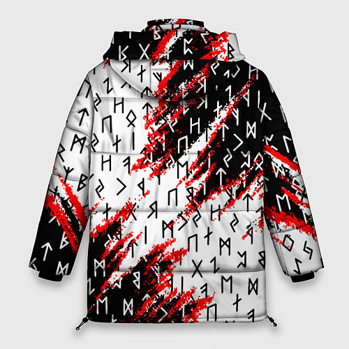 Женская зимняя куртка БОГ ОДИН / 3D-Черный – фото 2