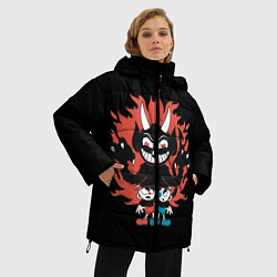 Куртка зимняя женская CUPHEAD, цвет: 3D-черный — фото 2