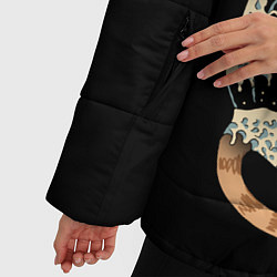 Куртка зимняя женская Cat Wave, цвет: 3D-черный — фото 2