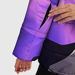 Куртка зимняя женская Поднятие уровня в одиночку, цвет: 3D-красный — фото 2