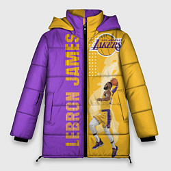 Куртка зимняя женская Леброн NBA, цвет: 3D-черный