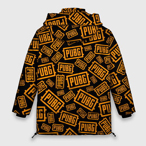 Женская зимняя куртка PUBG ПАБГ УЗОР / 3D-Черный – фото 2