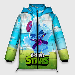 Куртка зимняя женская Сквик Squeak Brawl Stars, цвет: 3D-светло-серый