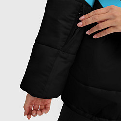 Куртка зимняя женская Сборная Аргентины, цвет: 3D-черный — фото 2