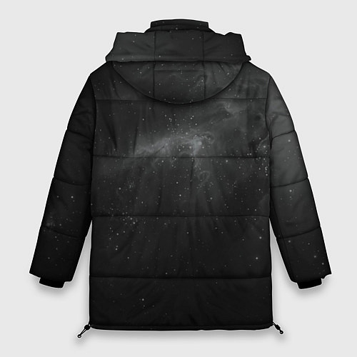 Женская зимняя куртка Бескрайний космос / 3D-Черный – фото 2