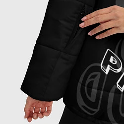 Куртка зимняя женская Furry proud, цвет: 3D-черный — фото 2