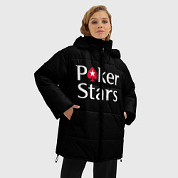 Куртка зимняя женская Poker Stars, цвет: 3D-черный — фото 2