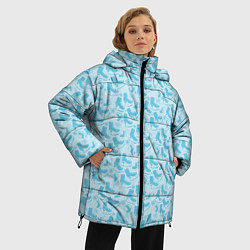 Куртка зимняя женская Фигурное Катание, цвет: 3D-черный — фото 2