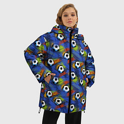 Куртка зимняя женская Goal, цвет: 3D-черный — фото 2