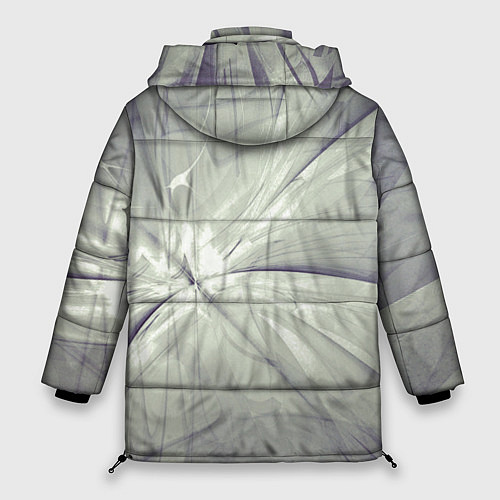 Женская зимняя куртка Одуванчики / 3D-Черный – фото 2