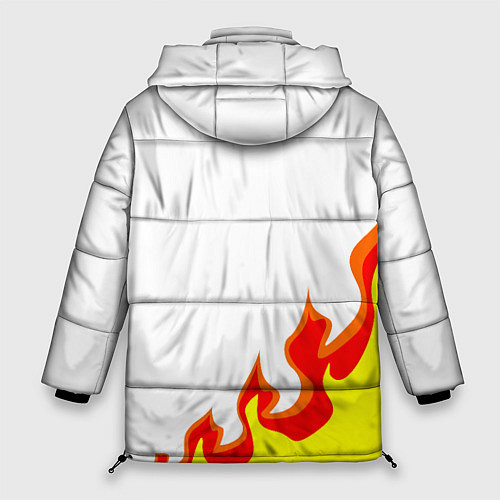 Женская зимняя куртка Огонь / 3D-Черный – фото 2