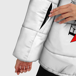 Куртка зимняя женская EVANGELION ПИЛОТ EVA, цвет: 3D-черный — фото 2