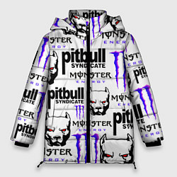 Куртка зимняя женская PITBULL SYNDICATE X MONSTER, цвет: 3D-черный