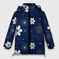Женская зимняя куртка Ночная поляна