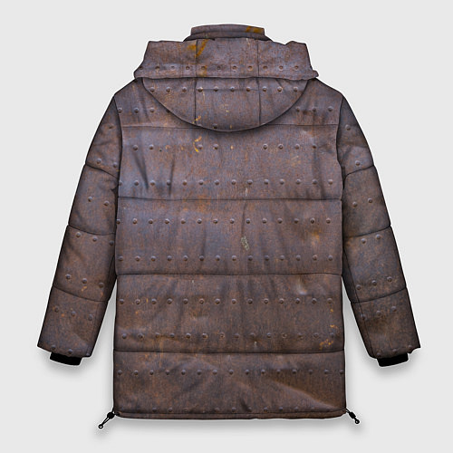 Женская зимняя куртка Ржавый металл / 3D-Черный – фото 2
