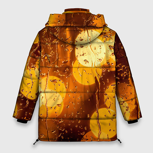 Женская зимняя куртка Дождик золотой / 3D-Черный – фото 2