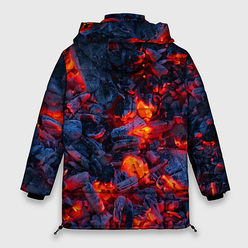 Женская зимняя куртка Магия углей / 3D-Черный – фото 2