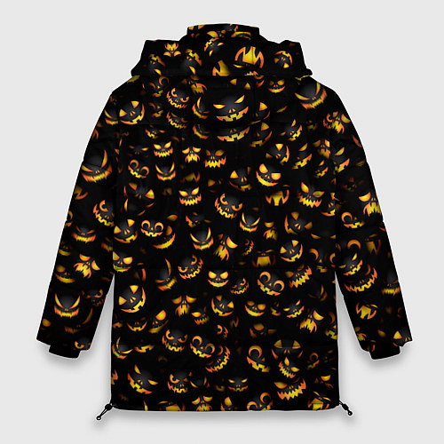 Женская зимняя куртка Ночные монстры / 3D-Черный – фото 2