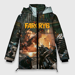Куртка зимняя женская Far Cry 6 gameplay art, цвет: 3D-черный