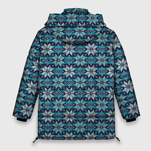 Женская зимняя куртка Алатырь свитер / 3D-Черный – фото 2