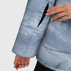 Куртка зимняя женская Оротукан Без текста, цвет: 3D-черный — фото 2
