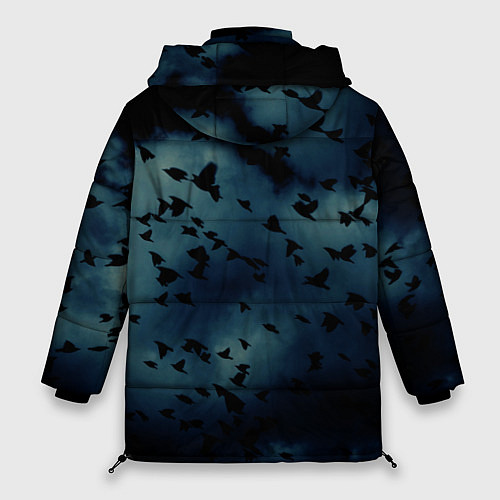 Женская зимняя куртка Flock of birds / 3D-Черный – фото 2