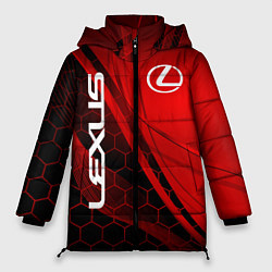 Куртка зимняя женская LEXUS RED GEOMETRY ЛЕКСУС, цвет: 3D-черный