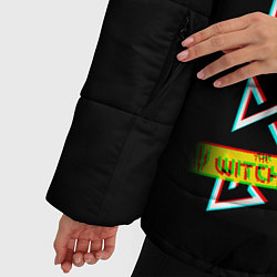 Куртка зимняя женская The Witcher: Glitch, цвет: 3D-черный — фото 2