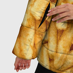 Куртка зимняя женская Картошка фриФастфуд, цвет: 3D-красный — фото 2