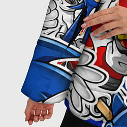 Куртка зимняя женская SONIC ПАТТЕРН СОНИК, цвет: 3D-светло-серый — фото 2