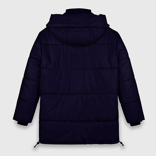 Женская зимняя куртка Чей-то алфавит / 3D-Черный – фото 2