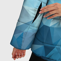 Куртка зимняя женская Цифровое небо, цвет: 3D-светло-серый — фото 2