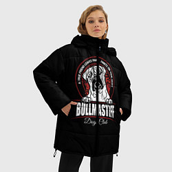 Куртка зимняя женская Бульмастиф Bullmastiff, цвет: 3D-красный — фото 2