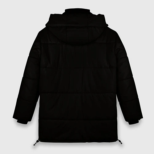 Женская зимняя куртка Доберман-Пинчер / 3D-Светло-серый – фото 2
