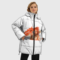 Куртка зимняя женская Lockdown - Лилу Даллас, цвет: 3D-красный — фото 2