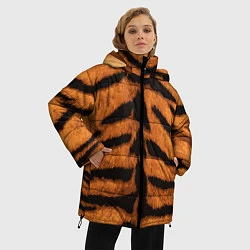 Куртка зимняя женская ТИГРИНАЯ ШКУРА, цвет: 3D-светло-серый — фото 2