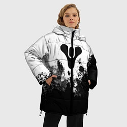 Куртка зимняя женская Дестени за гранью света, цвет: 3D-светло-серый — фото 2