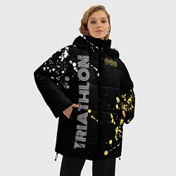 Куртка зимняя женская Triathlon Триатлон, цвет: 3D-черный — фото 2