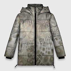 Куртка зимняя женская Коллекция Journey Серый песок 126-1 2, цвет: 3D-черный
