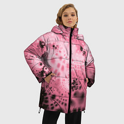 Куртка зимняя женская Коллекция Journey Розовый 588-4-pink, цвет: 3D-светло-серый — фото 2