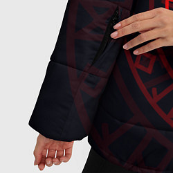 Куртка зимняя женская Красный Вегвизир, цвет: 3D-светло-серый — фото 2