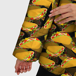 Куртка зимняя женская Тако Tacos, цвет: 3D-красный — фото 2