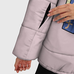 Куртка зимняя женская Mr Beast Japan Full Print, цвет: 3D-черный — фото 2