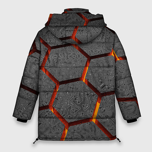 Женская зимняя куртка Раскаленный асфальт / 3D-Светло-серый – фото 2