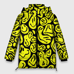 Куртка зимняя женская The Смайлики, цвет: 3D-светло-серый
