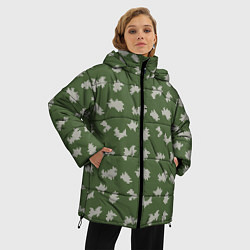 Куртка зимняя женская Камуфляж: берёзка, цвет: 3D-светло-серый — фото 2