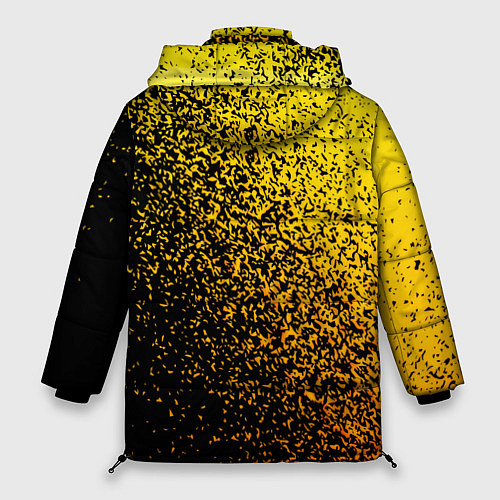 Женская зимняя куртка PUBG - ПАБГ ОСКОЛКИ / 3D-Черный – фото 2