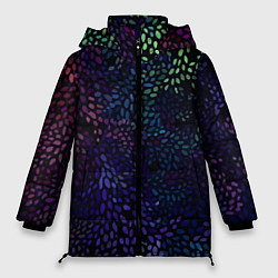 Куртка зимняя женская РзазНоцветные ЛиСты, цвет: 3D-красный