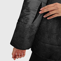 Куртка зимняя женская ТУМАННЫЙ ЛЕС - МРАЧНЫЙ, цвет: 3D-черный — фото 2